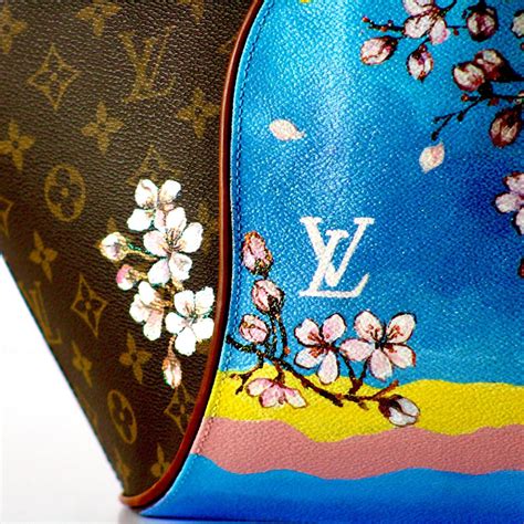 painting my louis vuitton.